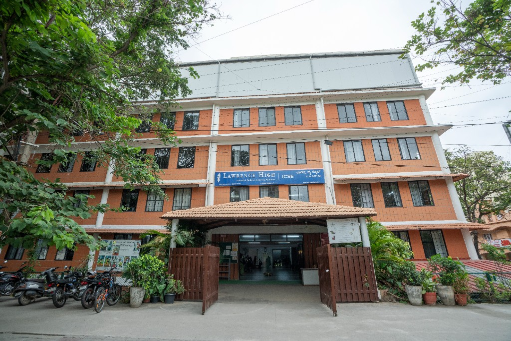 Lawrence High School campus in HSR Layout, Bengaluru