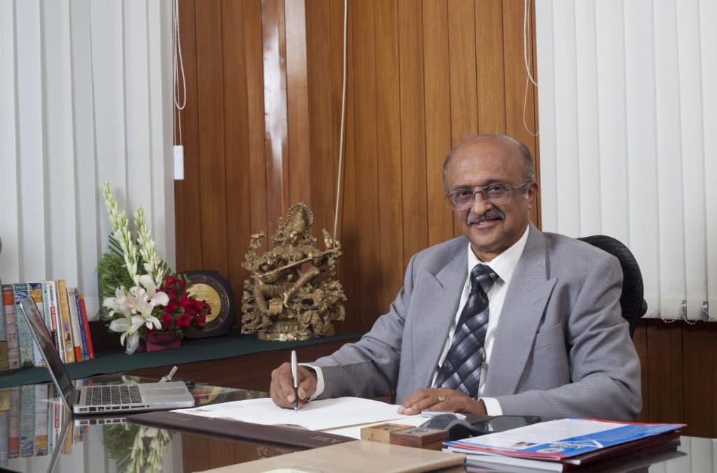 Mr. P.M. Subbaiah, Chairman of Lawrence High School