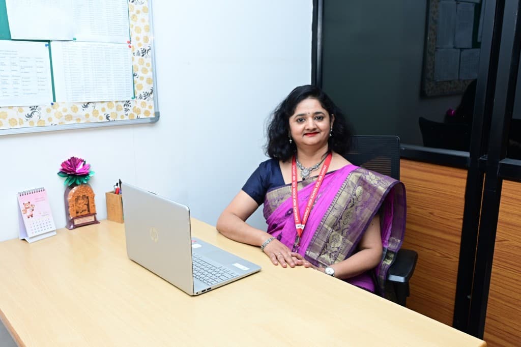 Mrs. Malini Raghu, Headmistress of Lawrence High School